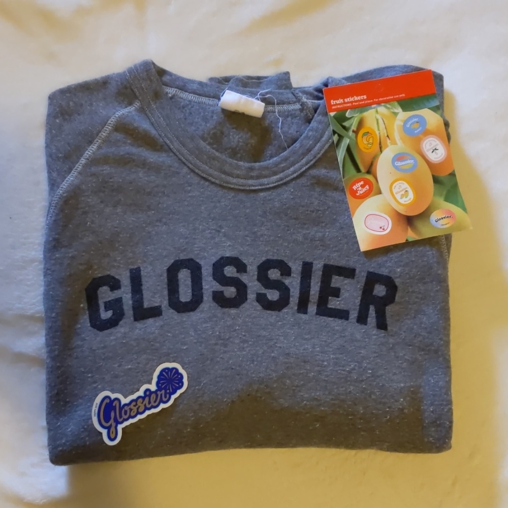 Glossier swearshirt